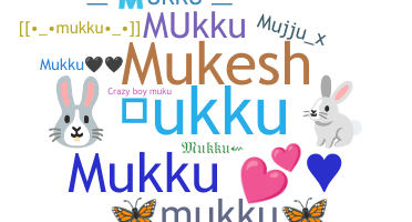 暱稱 - Mukku
