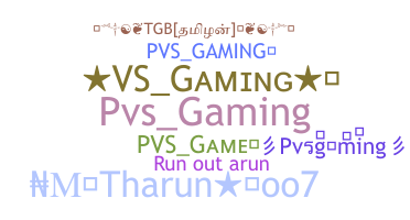 暱稱 - Pvsgaming
