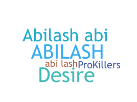 暱稱 - Abilash