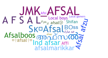 暱稱 - Afsal