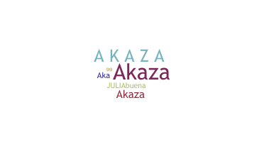 暱稱 - akaza