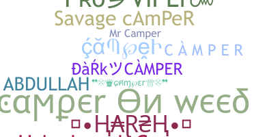暱稱 - Camper