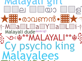 暱稱 - Malayali