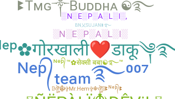 暱稱 - Nepali