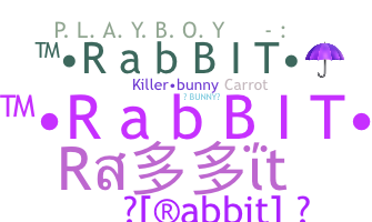 暱稱 - rabbit