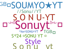 暱稱 - Sonuyt