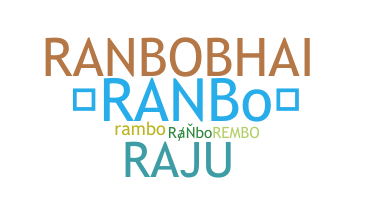 暱稱 - Ranbo