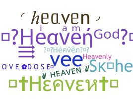 暱稱 - Heaven