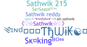 暱稱 - Sathwik