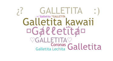 暱稱 - Galletita