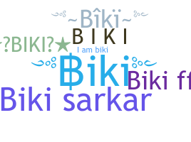 暱稱 - Biki