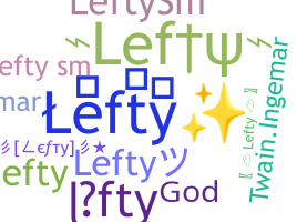 暱稱 - Lefty