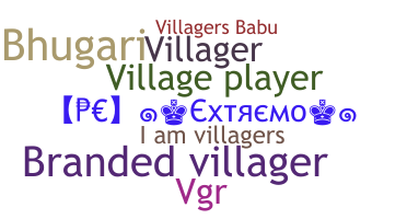 暱稱 - Villagers
