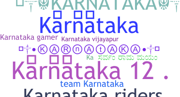 暱稱 - Karnataka