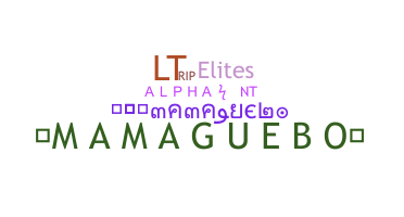 暱稱 - Mamaguebo