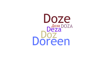 暱稱 - Doza