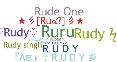 暱稱 - Rudy