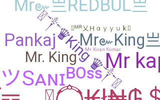 暱稱 - mr.king