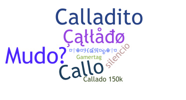 暱稱 - Callado