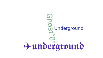 暱稱 - underground