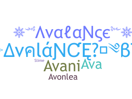 暱稱 - Avalanche