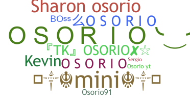 暱稱 - Osorio