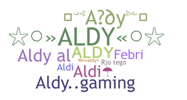 暱稱 - Aldy