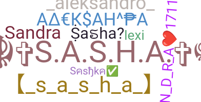暱稱 - Sasha