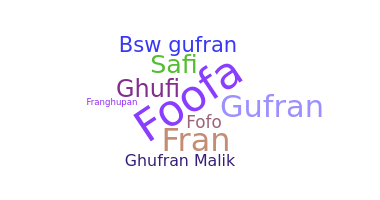 暱稱 - Ghufran