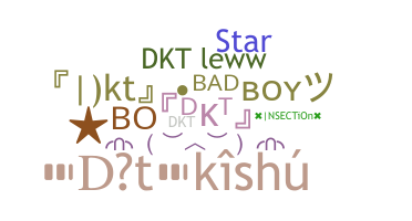 暱稱 - Dkt