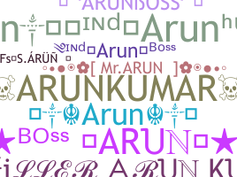 暱稱 - Arunkumar
