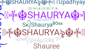 暱稱 - shaurya