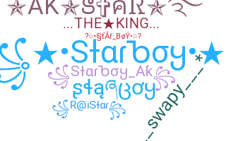 暱稱 - StarBoy