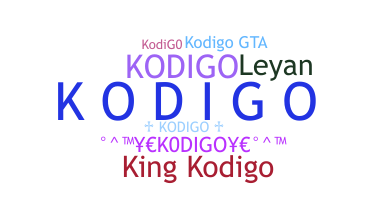暱稱 - Kodigo