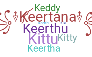 暱稱 - Keerthana