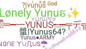 暱稱 - Yunus