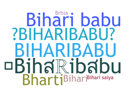 暱稱 - biharibabu