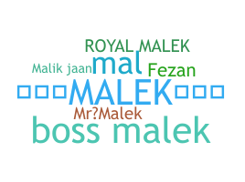暱稱 - Malek
