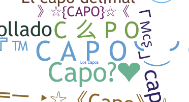 暱稱 - capo
