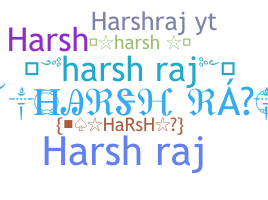 暱稱 - HarshRaj