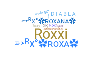 暱稱 - Roxana