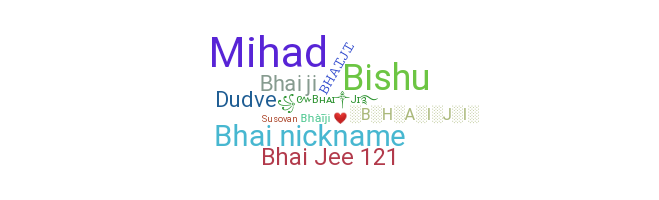 暱稱 - Bhaiji