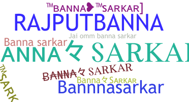 暱稱 - Bannasarkar