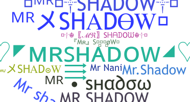 暱稱 - MrShadow