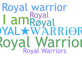 暱稱 - royalwarrior