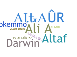 暱稱 - Altair