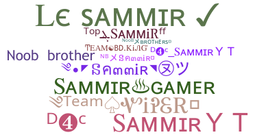 暱稱 - sammir