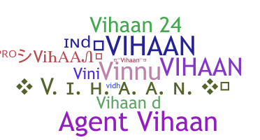 暱稱 - Vihaan