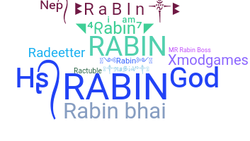 暱稱 - Rabin