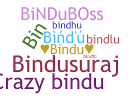 暱稱 - Bindu